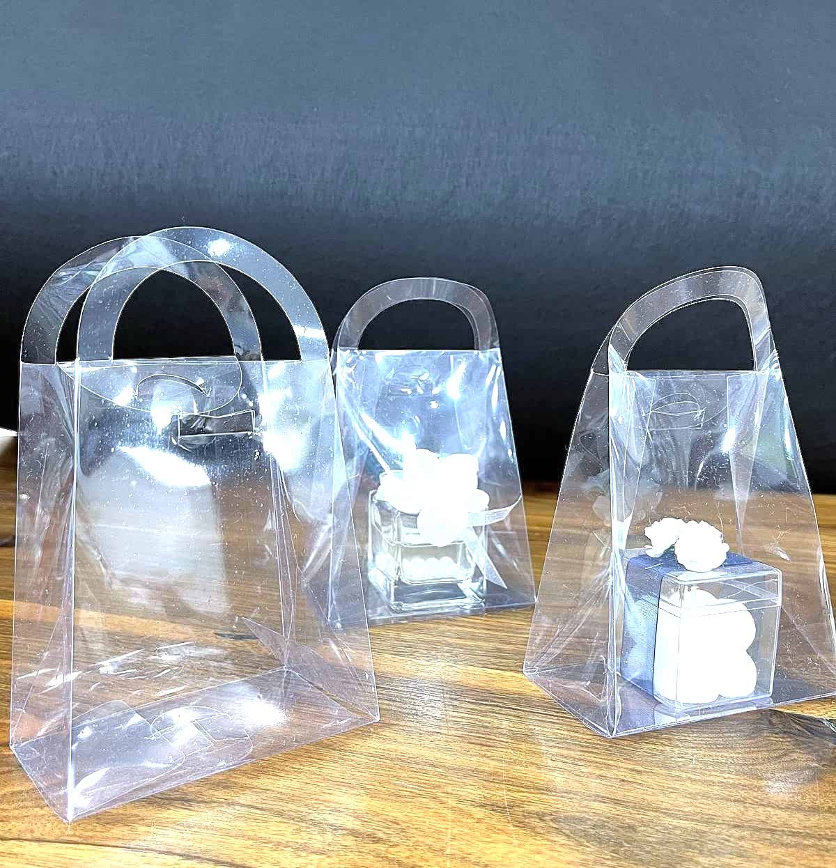 ASETAT ŞEFFAF ÇANTA 