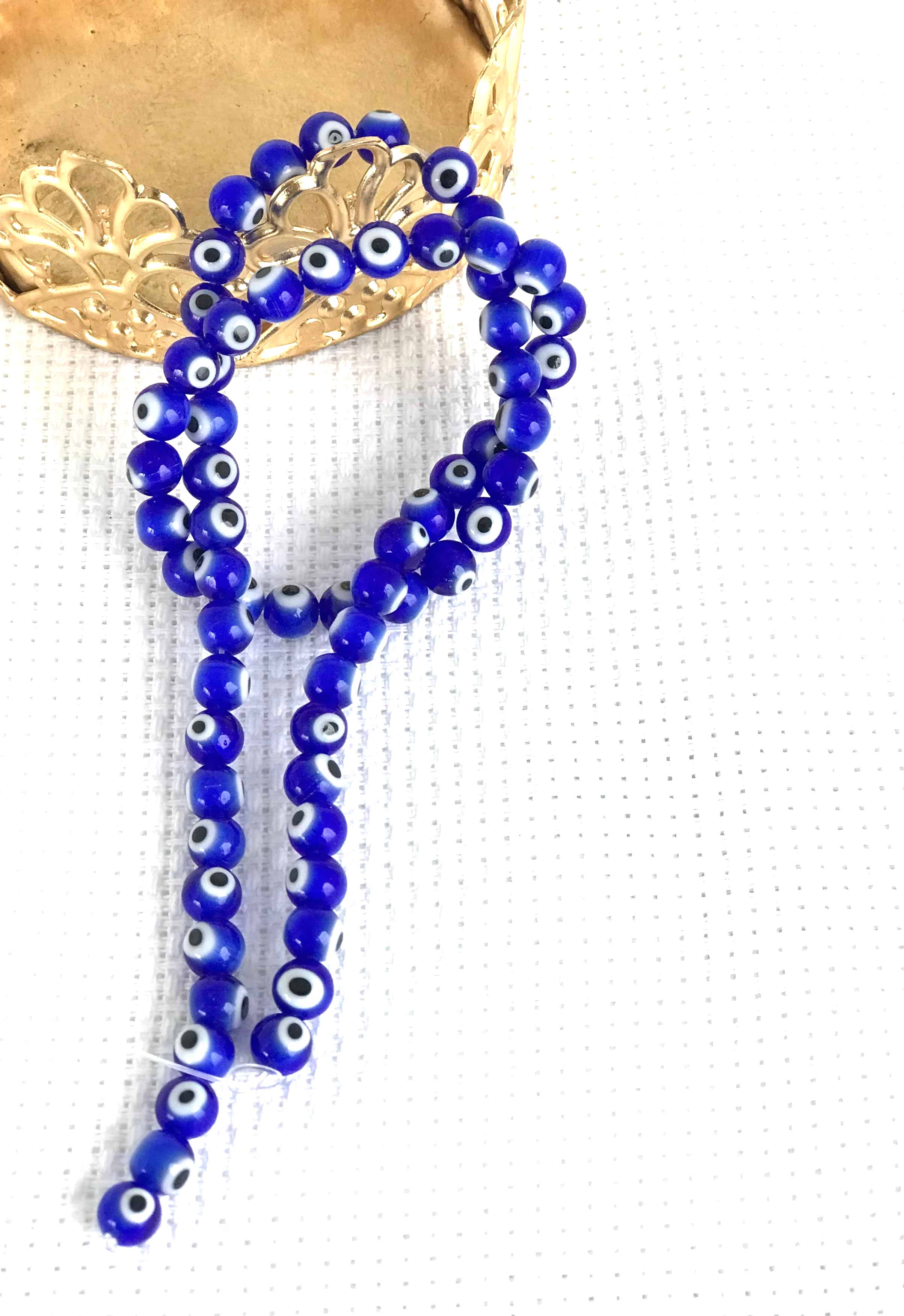 LACİVERT BEYAZ GÖZLÜ