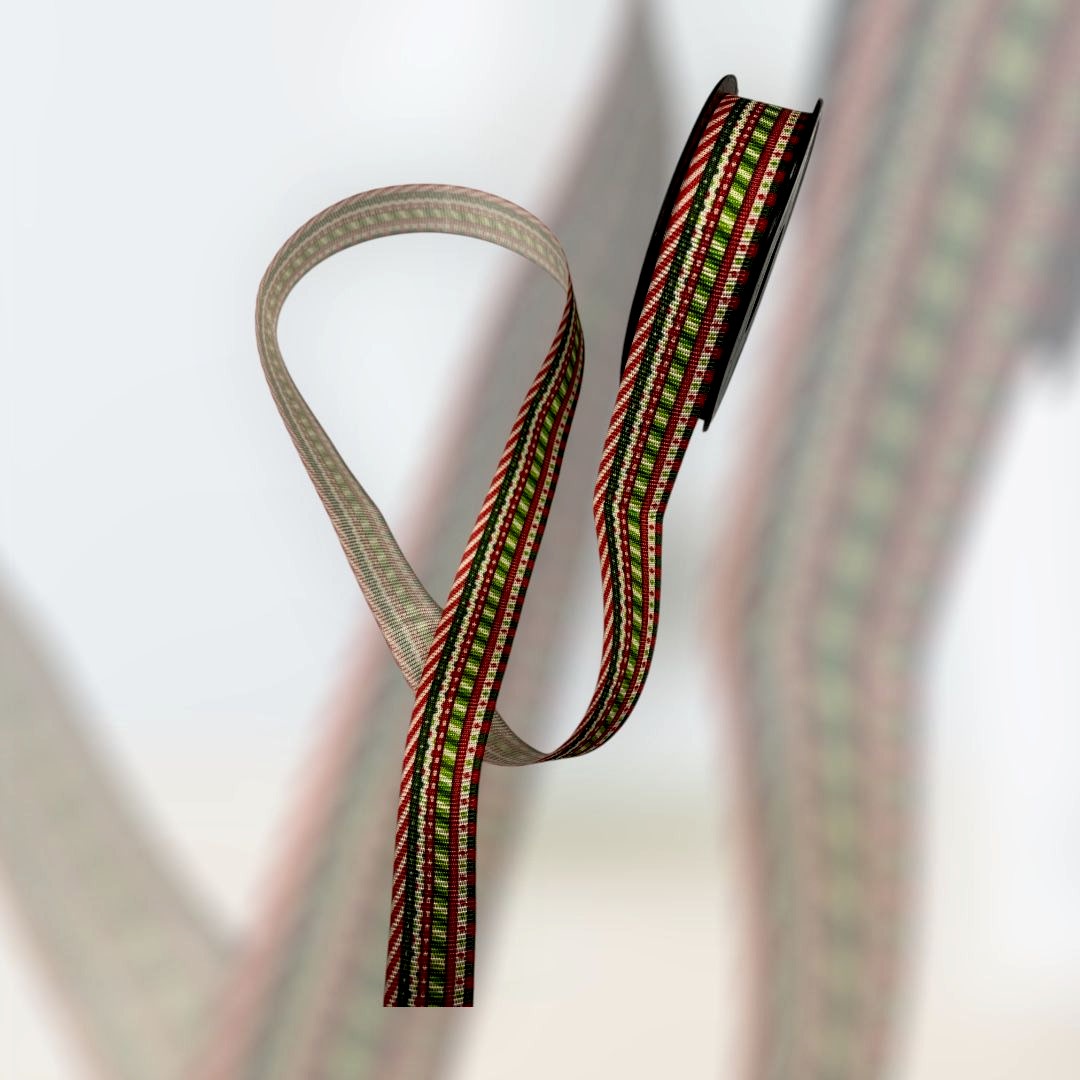 YEŞİL-KIRMIZI ÇİZGİLİ